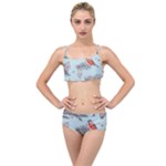 Christmas birds Layered Top Bikini Set