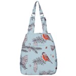 Christmas birds Center Zip Backpack