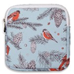 Christmas birds Mini Square Pouch