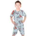 Christmas birds Kids  Tee and Shorts Set