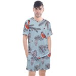 Christmas birds Men s Mesh Tee and Shorts Set