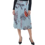 Christmas birds Classic Velour Midi Skirt 