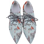 Christmas birds Pointed Oxford Shoes