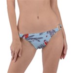 Christmas birds Ring Detail Bikini Bottom