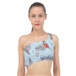 Christmas birds Spliced Up Bikini Top 