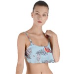 Christmas birds Layered Top Bikini Top 