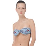 Christmas birds Classic Bandeau Bikini Top 