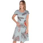 Christmas birds Classic Short Sleeve Dress