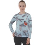 Christmas birds Women s Long Sleeve Raglan Tee