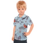 Christmas birds Kids  Polo Tee