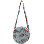 Christmas birds Crossbody Circle Bag