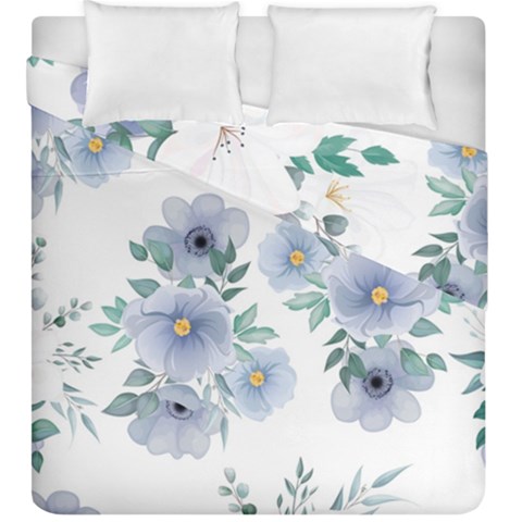 Floral pattern Duvet Cover Double Side (King Size) from Custom Dropshipper