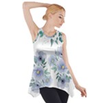 Floral pattern Side Drop Tank Tunic