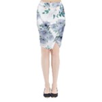 Floral pattern Midi Wrap Pencil Skirt