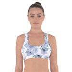 Floral pattern Cross Back Sports Bra