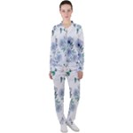 Floral pattern Casual Jacket and Pants Set