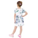 Kids  Short Sleeve Velvet Dress 