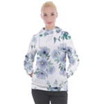 Floral pattern Women s Hooded Pullover