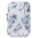 Floral pattern Belt Pouch Bag (Large)