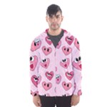 Emoji Heart Men s Hooded Windbreaker