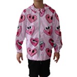 Emoji Heart Kids  Hooded Windbreaker