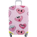 Emoji Heart Luggage Cover (Large)