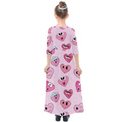 Kids  Quarter Sleeve Maxi Dress 