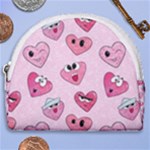 Emoji Heart Horseshoe Style Canvas Pouch