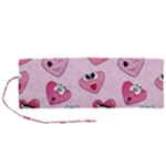 Emoji Heart Roll Up Canvas Pencil Holder (M)