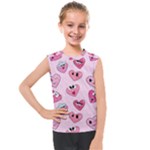 Emoji Heart Kids  Mesh Tank Top