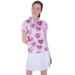 Emoji Heart Women s Polo Tee