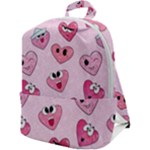 Emoji Heart Zip Up Backpack