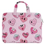 Emoji Heart MacBook Pro Double Pocket Laptop Bag (Large)