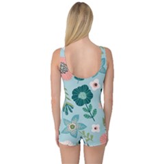 One Piece Boyleg Swimsuit 