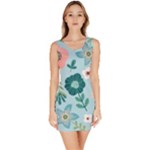 Flower Bodycon Dress