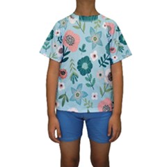 Kids  Short Sleeve Swimwear 