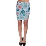 Flower Bodycon Skirt