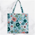 Zipper Grocery Tote Bag 