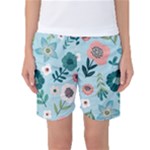 Flower Women s Basketball Shorts