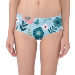 Mid-Waist Bikini Bottoms 