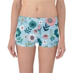 Flower Reversible Boyleg Bikini Bottoms