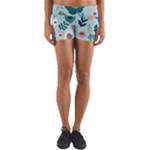 Flower Yoga Shorts