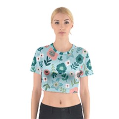 Flower Cotton Crop Top from Custom Dropshipper