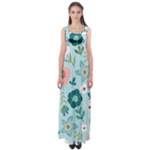 Flower Empire Waist Maxi Dress