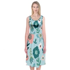 Flower Midi Sleeveless Dress from Custom Dropshipper