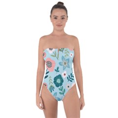 Tie Back One Piece Swimsuit 