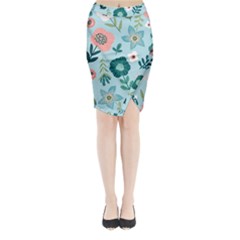 Flower Midi Wrap Pencil Skirt from Custom Dropshipper