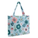 Zipper Medium Tote Bag Front