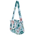 Flower Rope Handles Shoulder Strap Bag