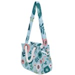 Flower Rope Handles Shoulder Strap Bag